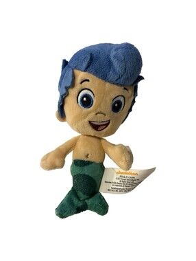Bubble Guppies Gil 7" Merman Plush Stuffed Toy Doll Nickelodeon Viacom 2013 1C